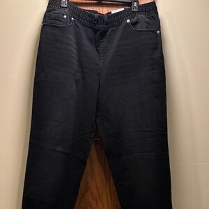 INC International Concepts Black Stretch Pants - 16/33
